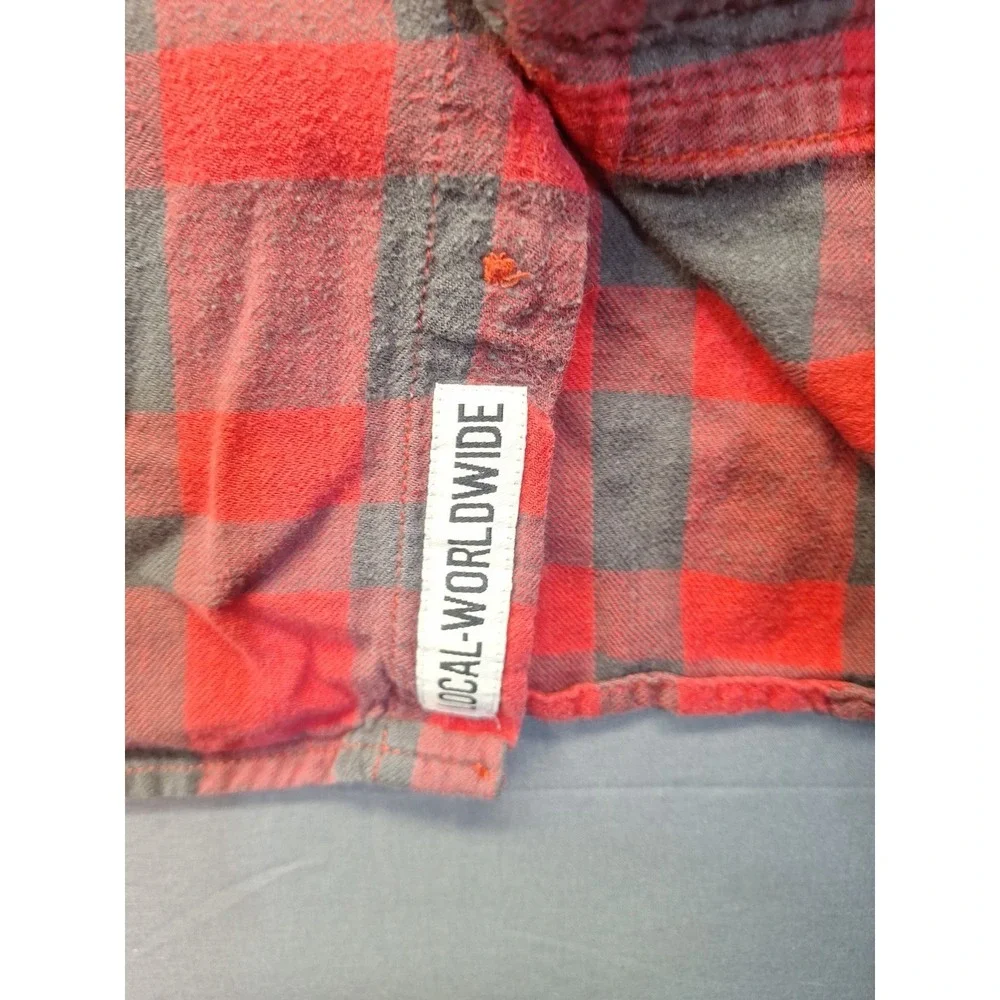 Kavu Flannel Shirt Men's Large Buffalo Plaid‎ Outdoor Lumberjack Camping Hiking